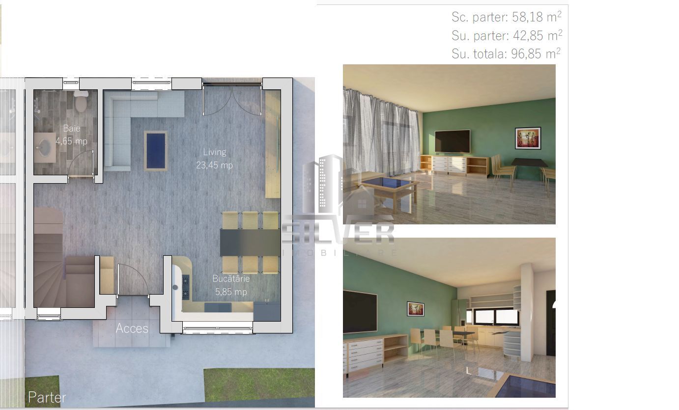 Casa  tip duplex/Zona strazii Urusagului. - Poză 5