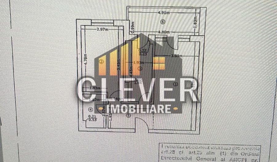 Apartament 2 camere Mobilat  Parcare inclusa ,vedere Parcul Teilor - Schiță 20