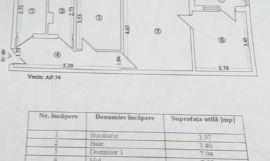 Apartament 3 camere, zona Tic Tac -  Gaze - Ocazie unica - Poză 8