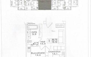 Vânzare, apartament, 2 camere, str. Durlești, Dumbrava - Poză 3