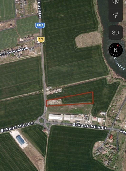 Vanzare/inchiriere - Teren intravilan 12350 mp Buftea - Poză 1