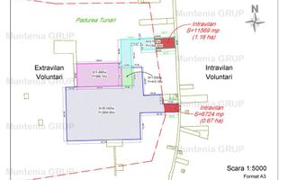 Oportunitate unica investitie ! Pipera 35,24 Ha. teren partial in intravilan - Poză 1