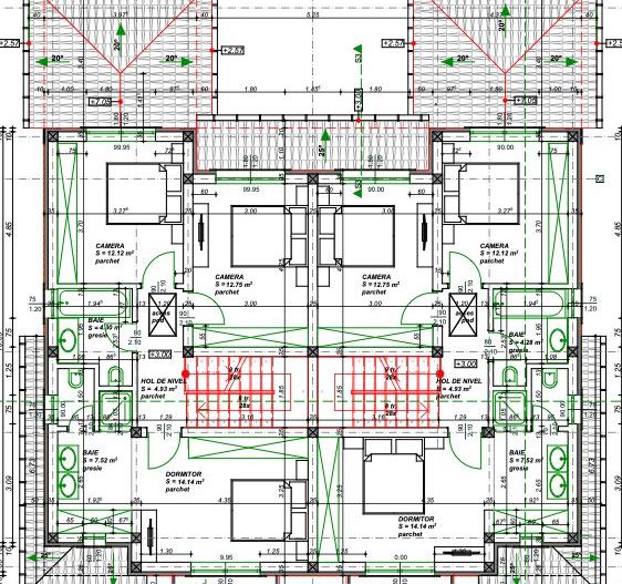Duplex frumos cu arhitectura mediteraneana - Poză 9