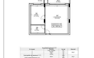 Apartament cu 2 camere/50 mp/imobil calitativ/CF. - Poză 6