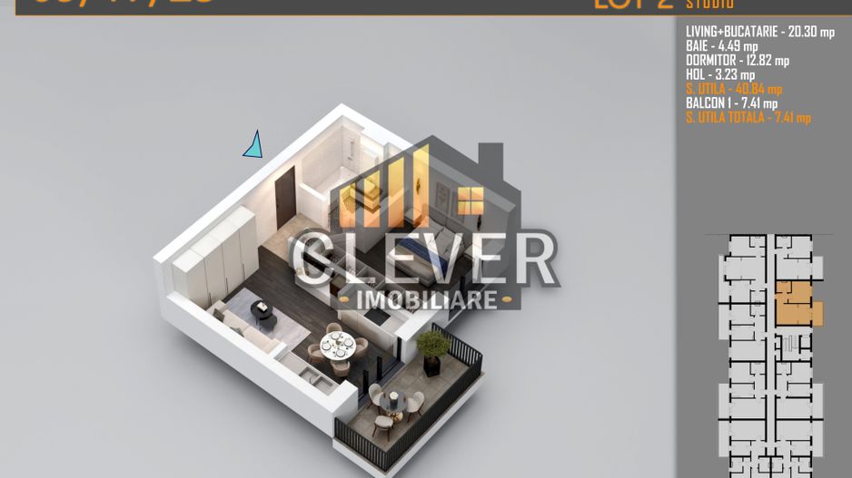 Apartament 2 Camere Pallady - Metrou Nicolae Teclu | Comision 0% - Schiță 7