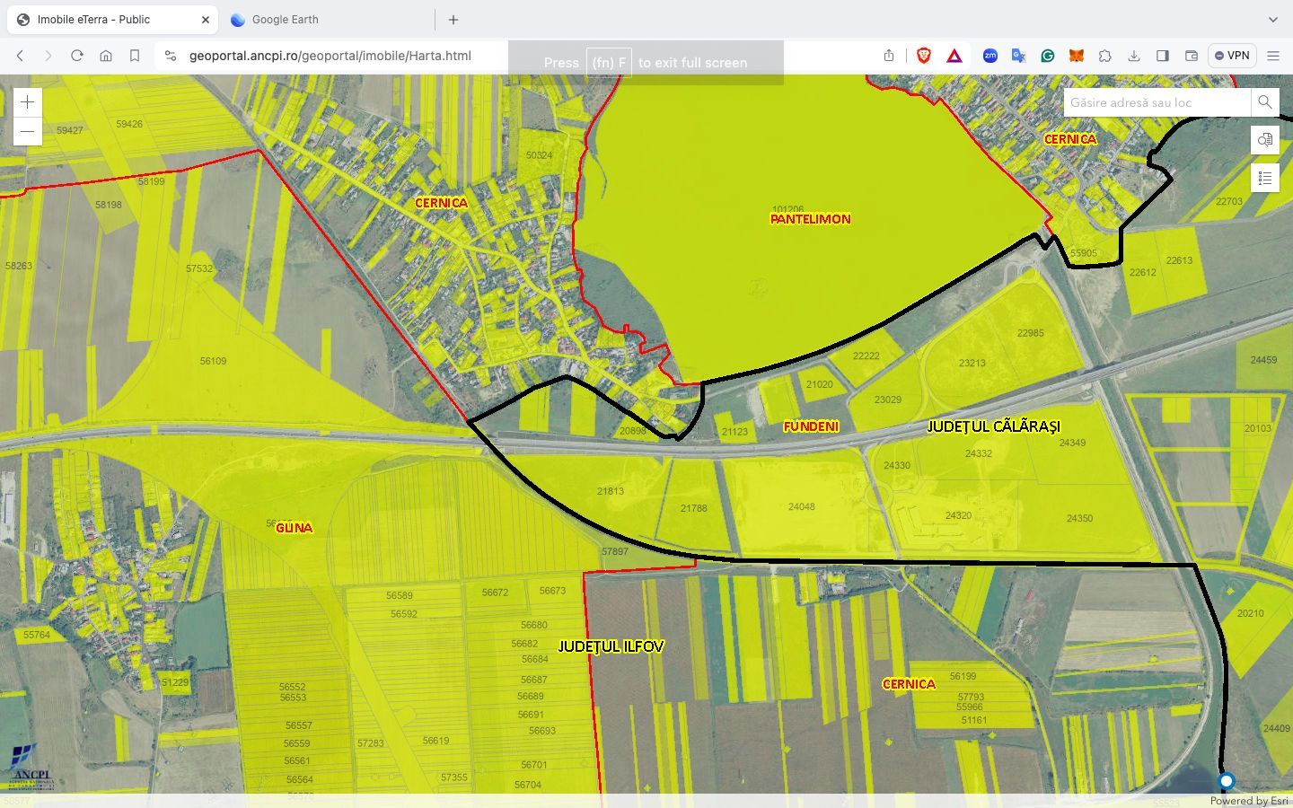 Teren intravilan 76.203 mp Fundulea Autostrada A2 - Poză 3