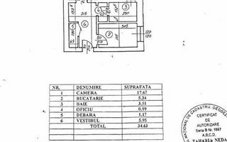 Garsonieră - 35 MP | Parter | Decomandat | Ideal - Spațiu Comercial - Schiță 5