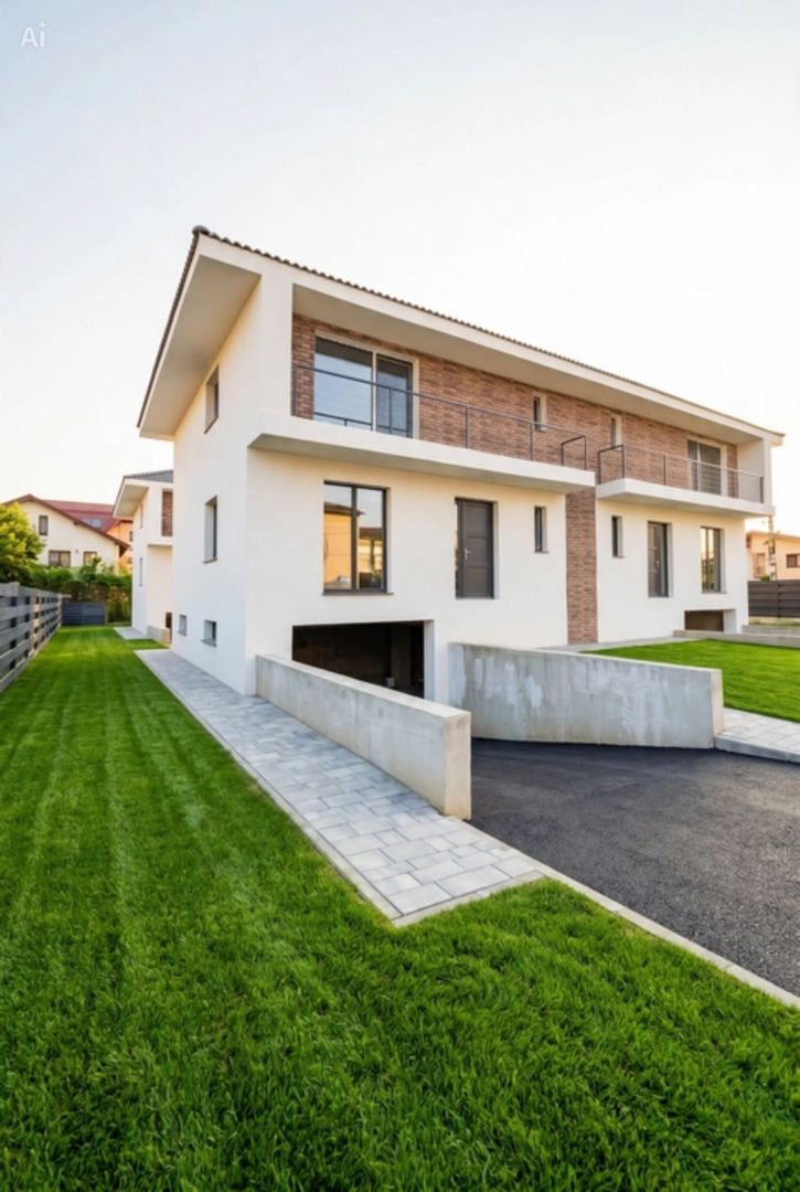 Duplex semifinisat, zona Stadionului de Fotbal, Florești - Poză 1