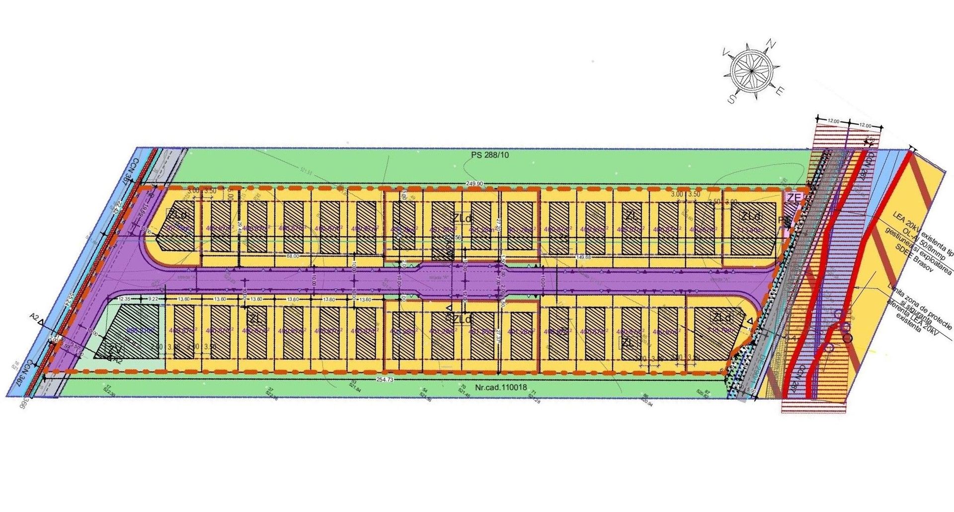 Case individuale în Sânpetru, cu teren 400 mp și toate utilitățile - Schiță 15