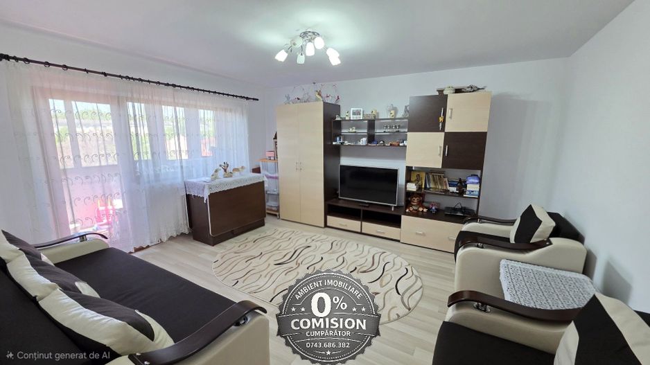 Apartament cu 3 camere, 2 bai, 2 balcoane, mobilat și utilat, zona TRAIAN; - Poză 1