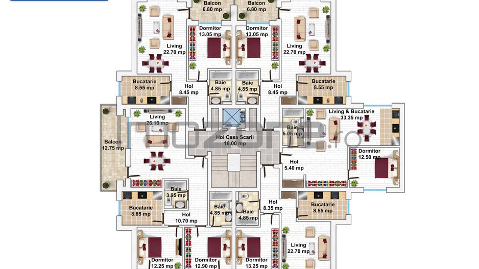 DRUMUL TABEREI - Bd.ul Timisoara, etajul 3, lift, centrala proprie, finisat - Poză 13