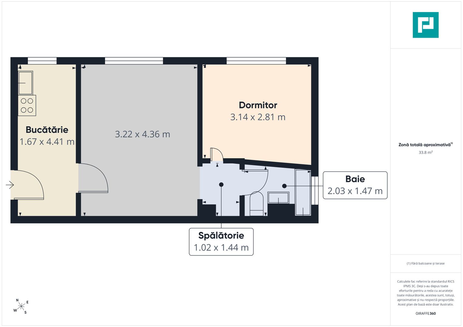 Apartament 2 camere, G. Ureche, zona D. Cantemir - Poză 8