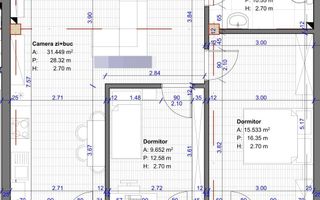 Apartament cu 3 camere+terasa de 13 mp! - Poză 4