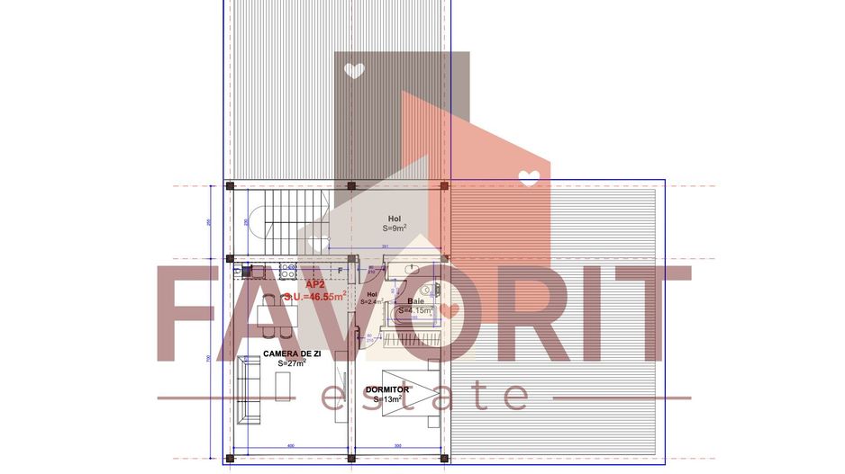 Apartamente de vanzare in Mosnita Noua | Zona Kaufland | Finisaje la alegere - Schiță 10