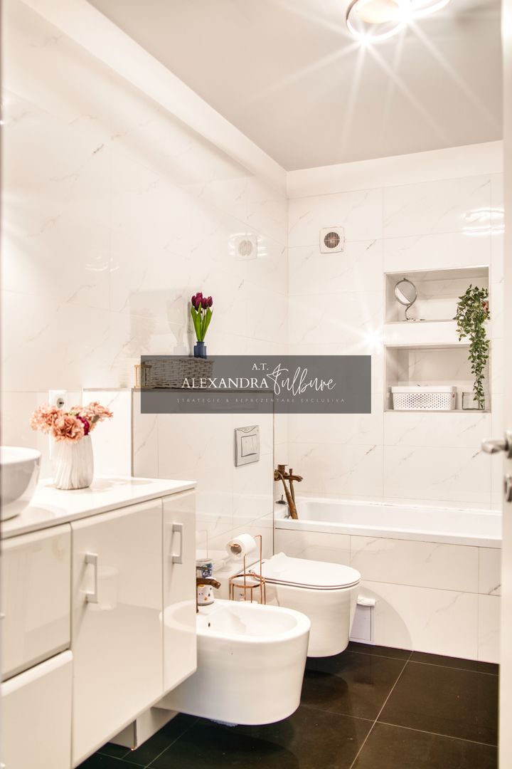 Apartament 3 camere, 76 mp, 2 bai, terasa, 2 garaje, Eroilor, New City - Poză 28