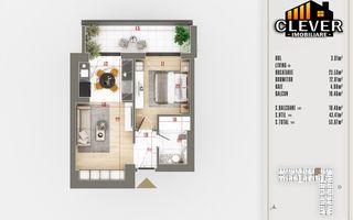 Apartament 2 Camere Finisaje Premium Theodor Pallady - Poză 2