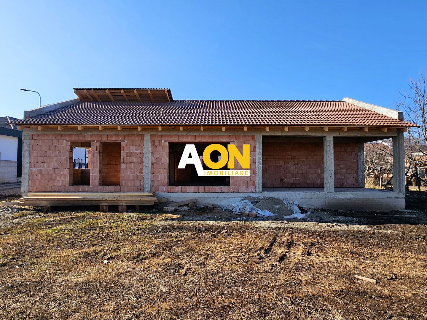 Casa semifinisata, 4 camere, 2 bai, 448 mp teren, zona Alba - Micesti - Poză 3