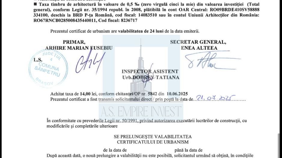 Teren intravilan, cu PUZ, de 518 mp - zona Sanpetru/Primăverii - Poză 3