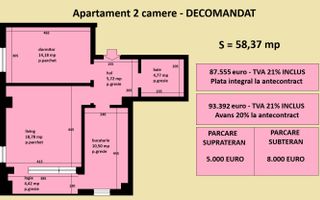 Apartament decomandat Cug Valea Adanca, bloc nou, cartier rezidential - Poză 2