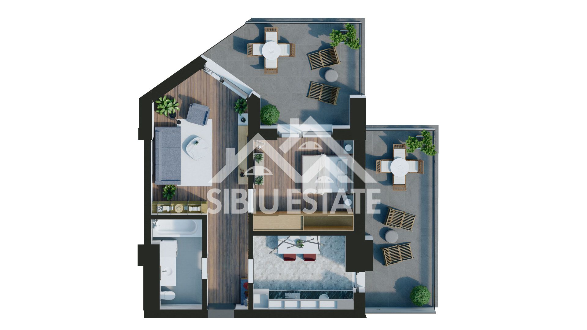 Apartament cu 2  camere-Design avangardist și confort contemporan - Poză 10