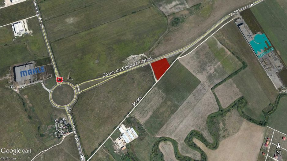 Teren 11500 mp-la centura Timisoarei - Poză 1