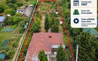 TEREN 750 mp + casa 146 mp, zona GURA BUSTEI - Vechia Roma; - Poză 2