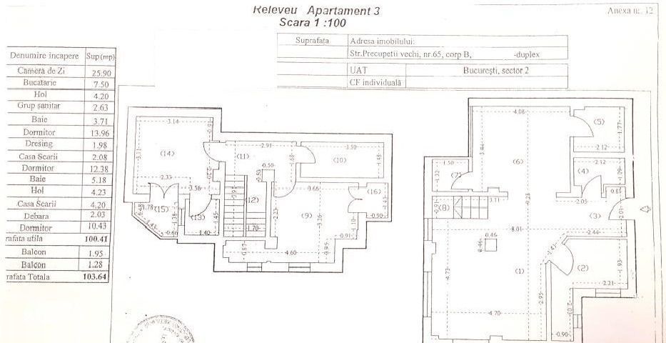 Duplex P+1 in bloc 2013 in Precupetii Vechi nr 65, 4 camere, curte - Poză 15