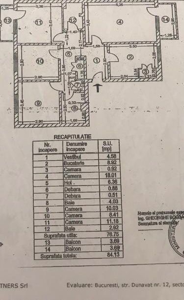 Apartament 4 camere Rahova COMISION 0 - Poză 9