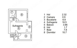 2 camere I Victoriei - Iancu de Hunedoaara I Etaj 3/4 I 1960 - Poză 9