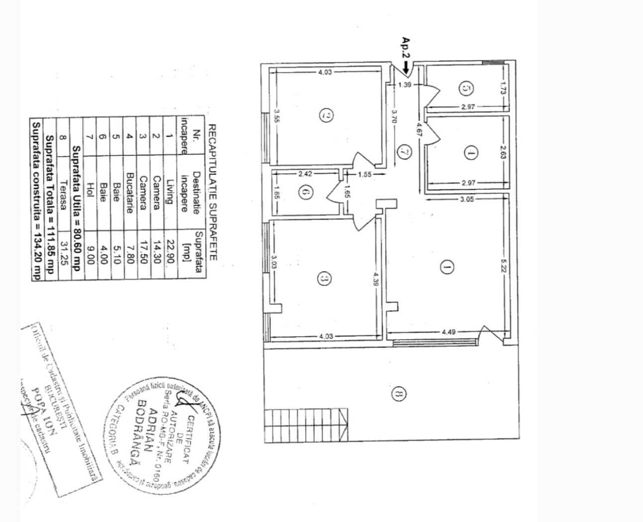 Apartament cu 3 camere pentru vanzare | curte 24 mp | Damaroaia - Poză 15