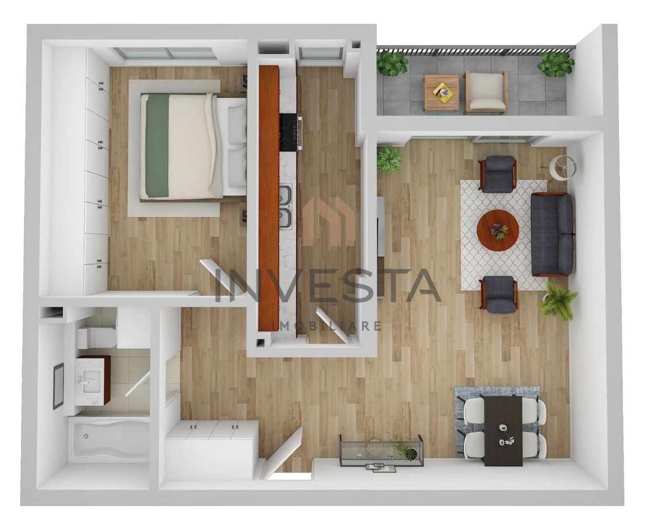 Apartament 2 camere decomandat, Constructie Premium, Andrei Muresanu! - Schiță 6