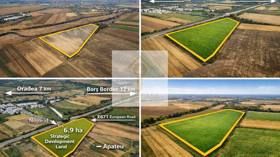 🏡 Teren ideal pentru investiție – Nojorid, Bihor - Poză 1