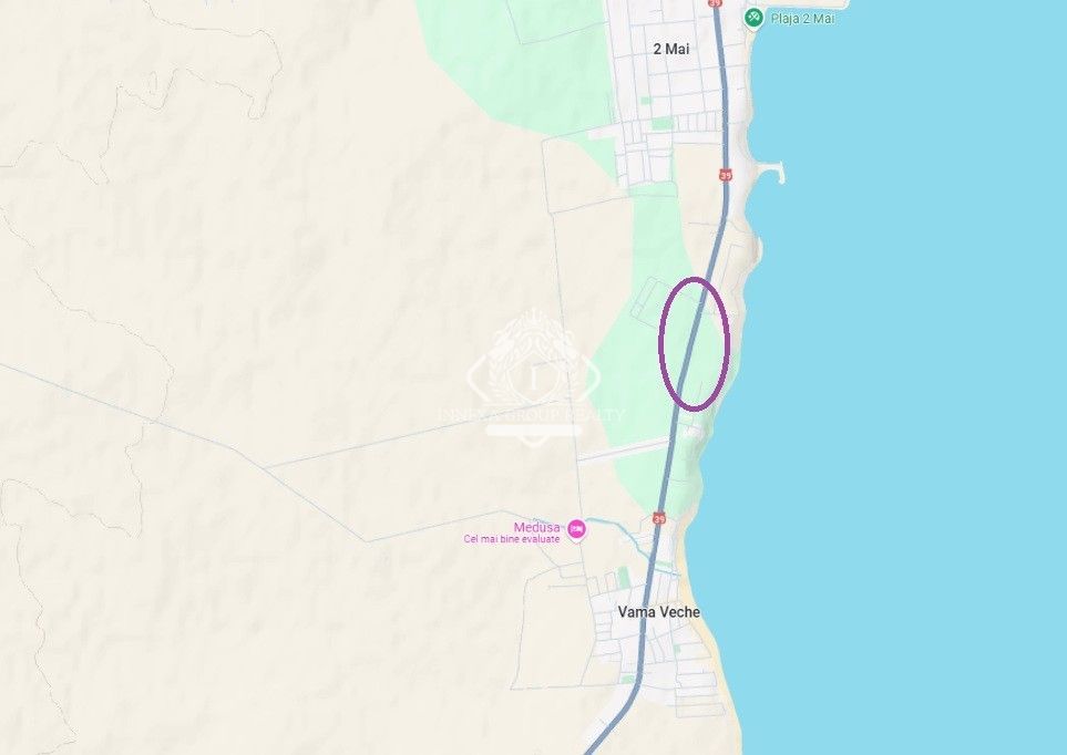 Teren 13.251 mp I Deschidere 128 m DN39 I 2 Mai - Vama Veche - Poză 1