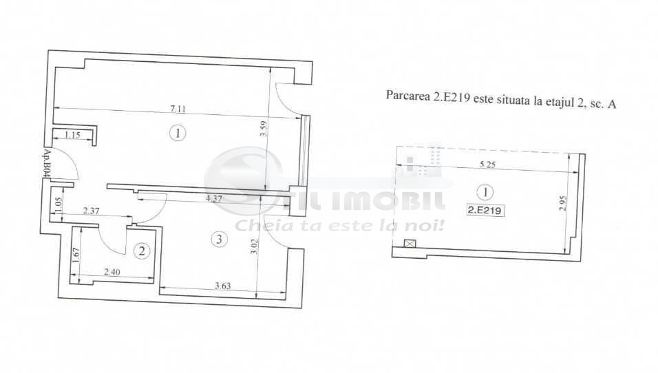 Spațiu de birouri modern la parter - Silk District, Baza 3 - 599€ - Schiță 8