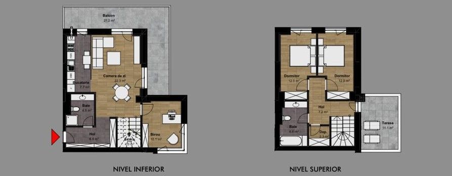 Apartament 4 camere tip duplex I Avrig Park 2 Obor - Poză 2