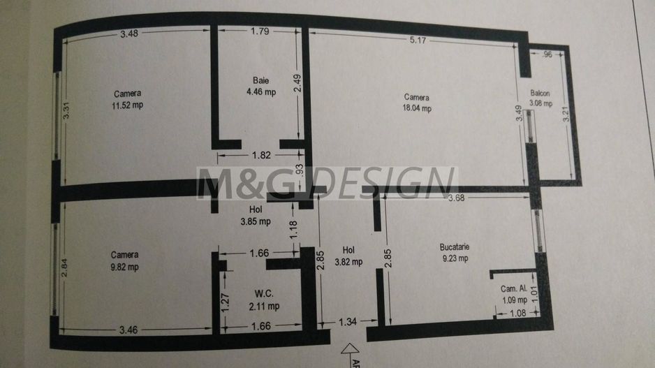 Aradului, 3 camere decomandat, renovat, NEGOCIABIL - Poză 30