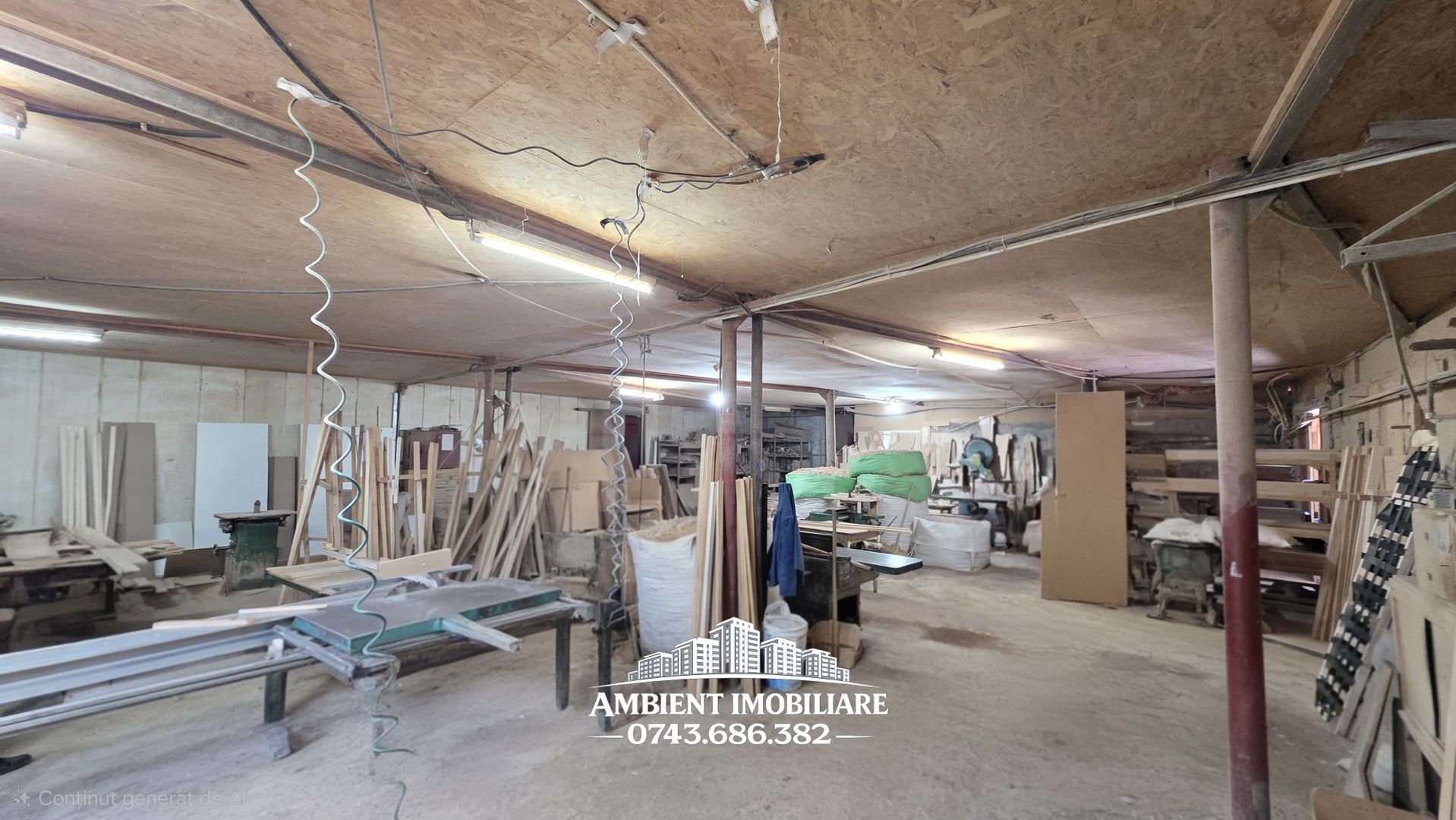 HALĂ PRODUCȚIE - ATELIER cu SC-578 mp, teren 716 mp, VASLUI - Str. Burebista; - Poză 10