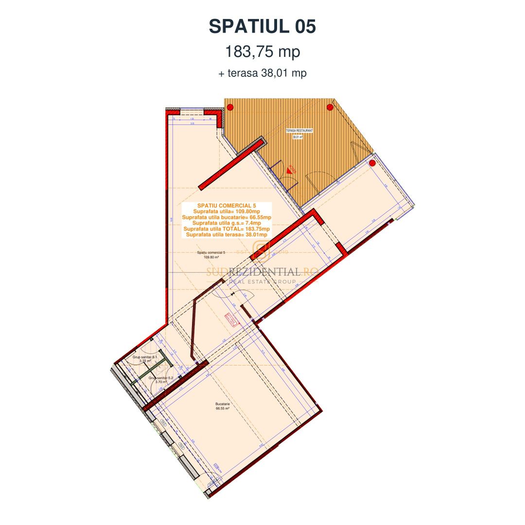 Spatiu pentru restaurant cu terasa,Bd Metalurgiei Parcul Tudor Arghezi - Schiță 12