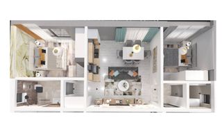 Bloc nou 2025: Apartament 3 camere, Alba Iulia Ampoi 3 - Poză 2