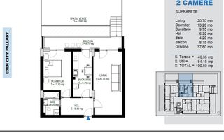 AP. 2 CAM. DECOMANDAT+GRADINA IN BLOC PREMIUM P+3 / COMISION 0%! - Poză 1