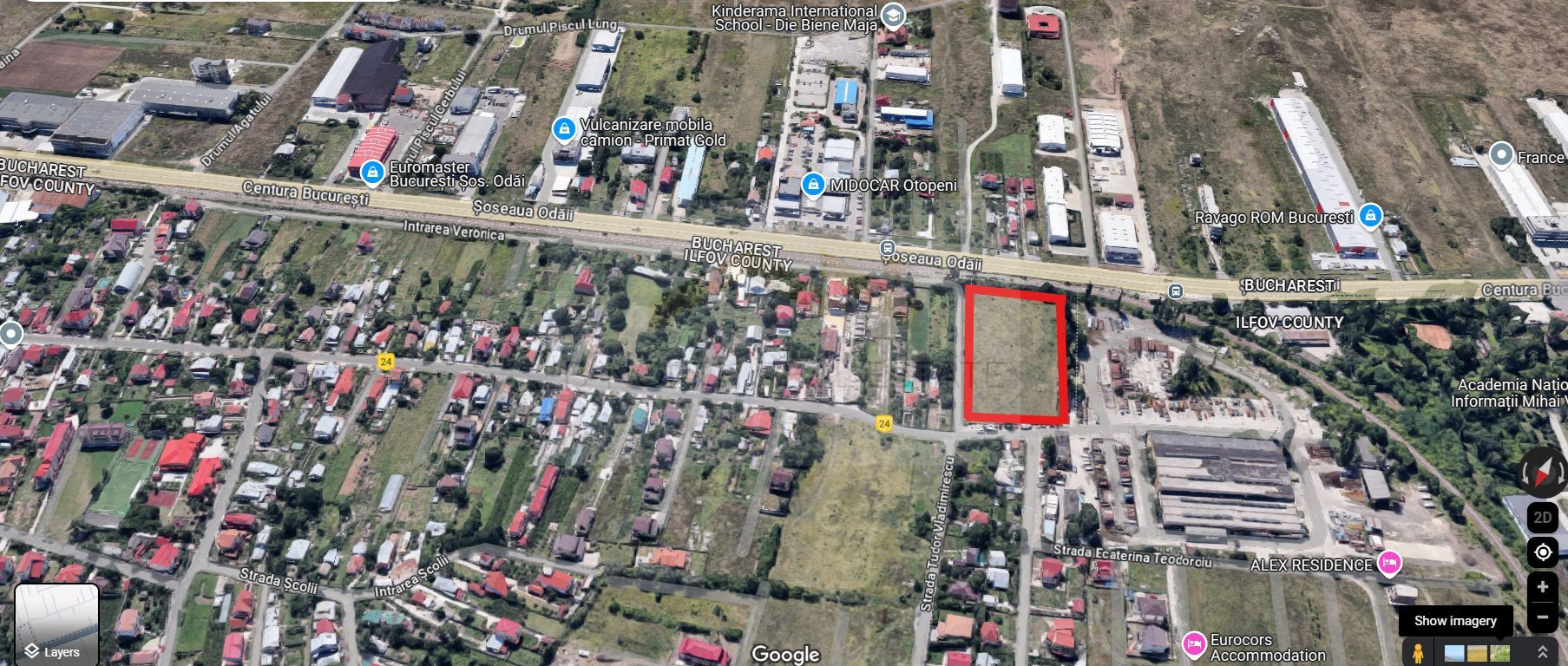 🏷️ Teren de vânzare / Inchiriere – Otopeni, Șos. Odăi – 8551 mp - Poză 2