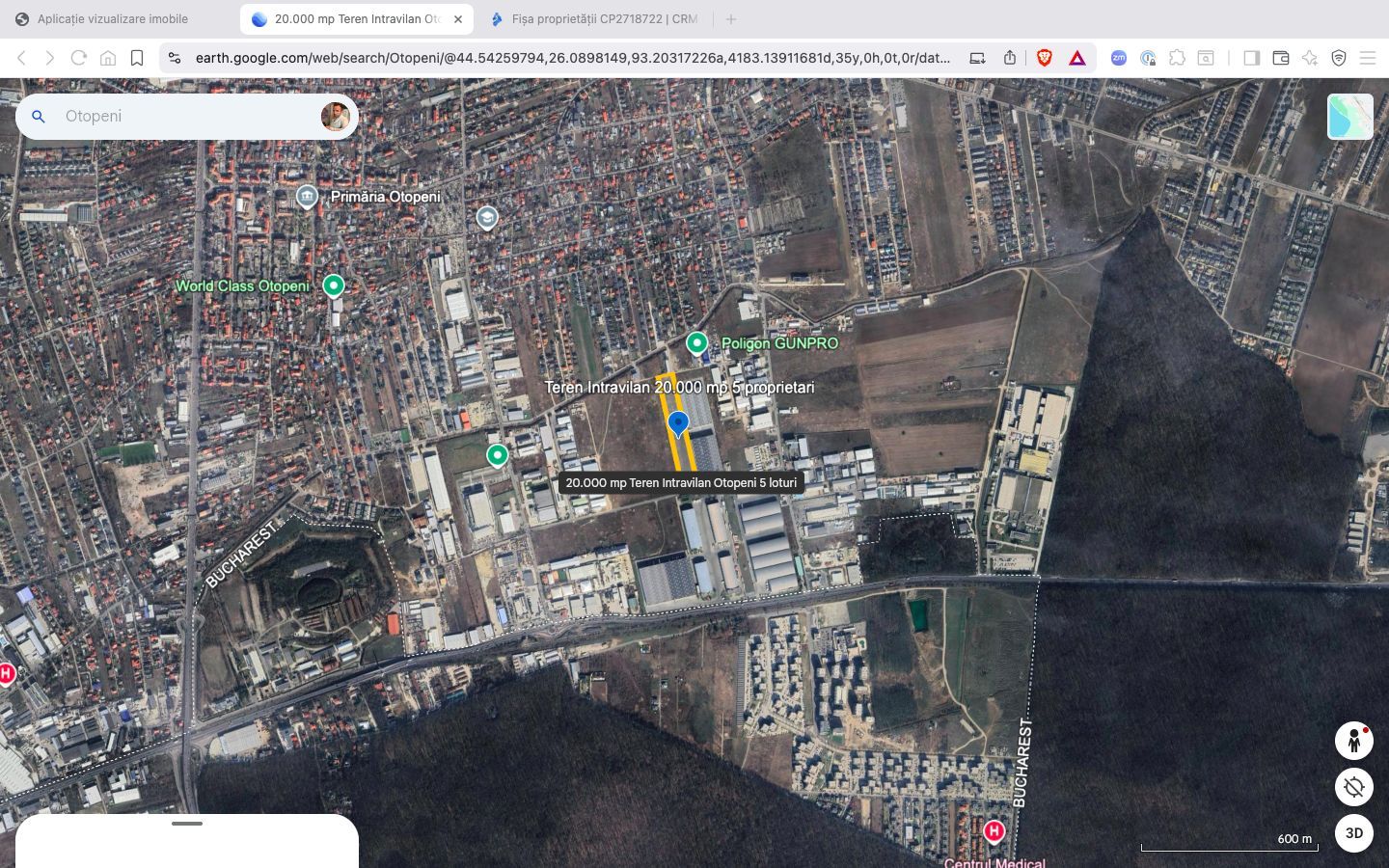 Teren intravilan 20.000 mp str. Ardealului Otopeni - Poză 4