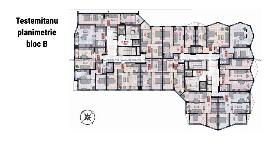 Vânzare, apartament, 2 camere, stra Nicolae Testemițanu, Botanica - Poză 12