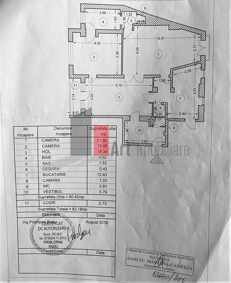 Apartament 3 camere interbelic cu elemente originale - Vasile Lascar - Poză 1