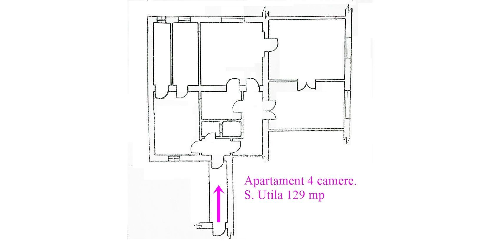 VÂNDUT! Apartament cu 4 Camere în Palatul Bohuș, Arad - Poză 9