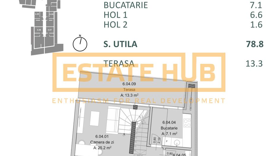 Apartament nou 3 camere cu supanta Zona Centrala | Comision 0% - Poză 2