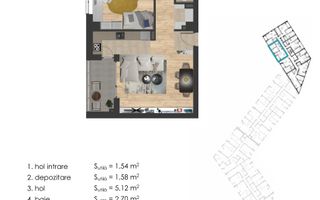 COMISION 0% - Apartamente 3 camere – complex central, Circumvalațiunii - Schiță 7