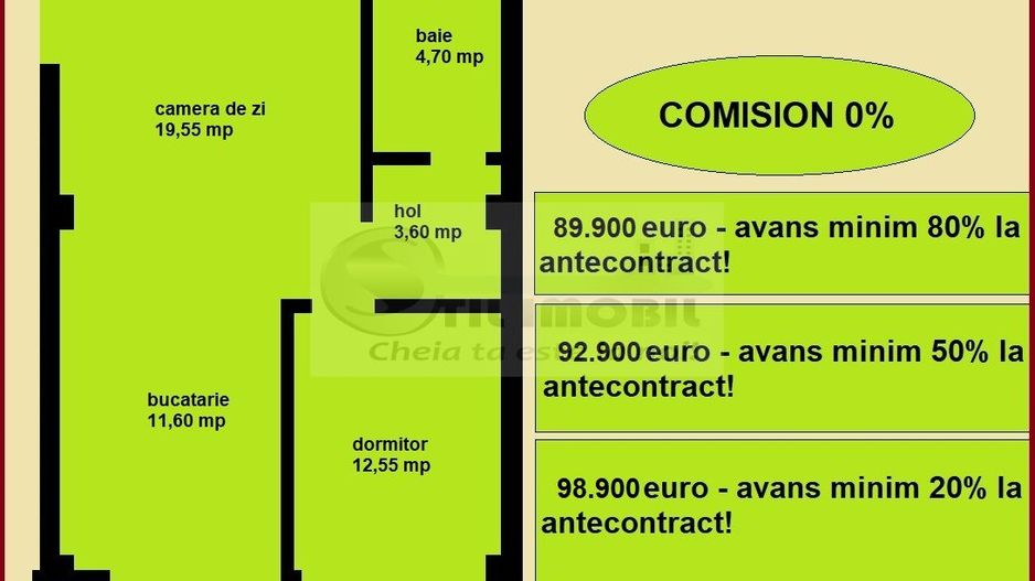 Apartament 2 camere nou de vanzare in Iasi Valea Lupului, bloc 2025 - Poză 2