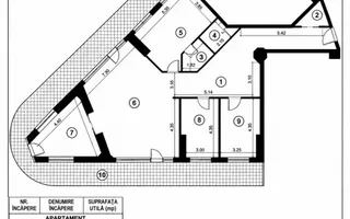 Apartament 5 camere Soseaua Nordului | Terasa 78mp | Loc de parcare - Schiță 25