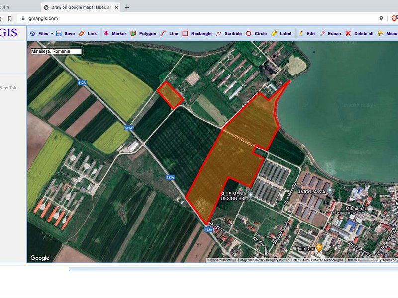 Teren extravilan Mihailesti 15 ha - Poză 1